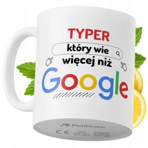 Kubek Dla Typera na Prezent z Nadrukiem ze Zdjęciem 330 ml PoliDraw 968015 Kubek Dla Typera na Prezent z Nadrukiem ze Zdjęciem 330 ml PoliDraw 968015