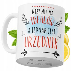 Kubek Dla Urzędnika na Prezent z Nadrukiem ze Zdjęciem 330 ml PoliDraw 967393 Kubek Dla Urzędnika na Prezent z Nadrukiem ze Zdjęciem 330 ml PoliDraw 967393