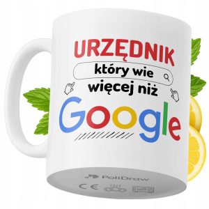 Kubek Dla Urzędnika na Prezent z Nadrukiem ze Zdjęciem 330 ml PoliDraw 968547 Kubek Dla Urzędnika na Prezent z Nadrukiem ze Zdjęciem 330 ml PoliDraw 968547