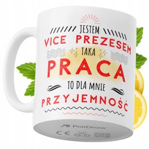 Kubek Dla Vice Prezesa na Prezent z Nadrukiem ze Zdjęciem 330 ml PoliDraw 968268