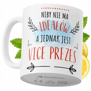 Kubek Dla Vice Prezesa na Prezent z Nadrukiem ze Zdjęciem 330 ml PoliDraw 968815