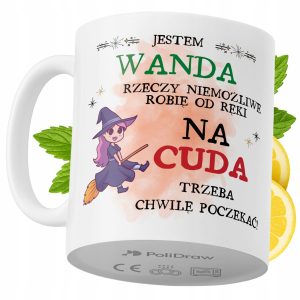 Kubek Dla Wandy na Prezent z Nadrukiem ze Zdjęciem 330 ml PoliDraw 968410 Kubek Dla Wandy na Prezent z Nadrukiem ze Zdjęciem 330 ml PoliDraw 968410