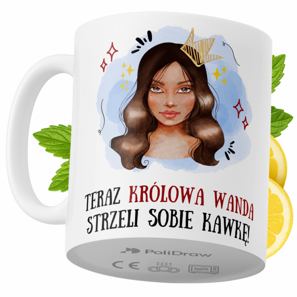 Kubek Dla Wandy na Prezent z Nadrukiem ze Zdjęciem 330 ml PoliDraw 969452