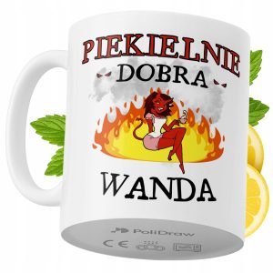 Kubek Dla Wandy na Prezent z Nadrukiem ze Zdjęciem 330 ml PoliDraw 967603 Kubek Dla Wandy na Prezent z Nadrukiem ze Zdjęciem 330 ml PoliDraw 967603