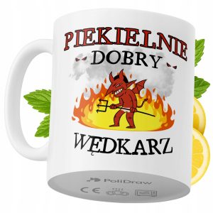 Kubek Dla Wędkarza na Prezent z Nadrukiem ze Zdjęciem 330 ml PoliDraw 968328 Kubek Dla Wędkarza na Prezent z Nadrukiem ze Zdjęciem 330 ml PoliDraw 968328