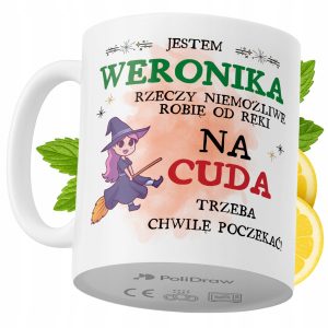 Kubek Dla Weroniki na Prezent z Nadrukiem ze Zdjęciem 330 ml PoliDraw 969243 Kubek Dla Weroniki na Prezent z Nadrukiem ze Zdjęciem 330 ml PoliDraw 969243