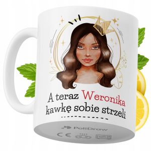 Kubek Dla Weroniki na Prezent z Nadrukiem ze Zdjęciem 330 ml PoliDraw 969461 Kubek Dla Weroniki na Prezent z Nadrukiem ze Zdjęciem 330 ml PoliDraw 969461