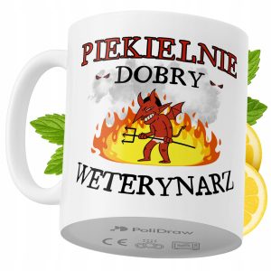 Kubek Dla Weterynarza na Prezent z Nadrukiem ze Zdjęciem 330 ml PoliDraw 968748 Kubek Dla Weterynarza na Prezent z Nadrukiem ze Zdjęciem 330 ml PoliDraw 968748