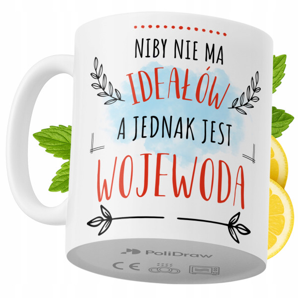Kubek Dla Wojewody na Prezent z Nadrukiem ze Zdjęciem 330 ml PoliDraw 967979