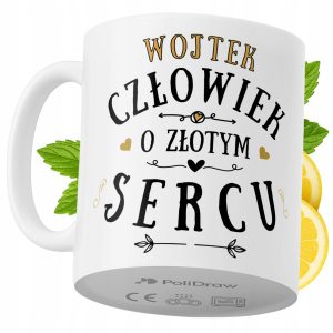 Kubek Dla Wojtka na Prezent z Nadrukiem ze Zdjęciem 330 ml PoliDraw 969400 Kubek Dla Wojtka na Prezent z Nadrukiem ze Zdjęciem 330 ml PoliDraw 969400
