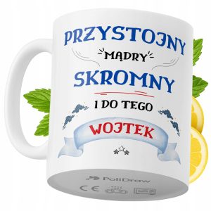 Kubek Dla Wojtka na Prezent z Nadrukiem ze Zdjęciem 330 ml PoliDraw 968071 Kubek Dla Wojtka na Prezent z Nadrukiem ze Zdjęciem 330 ml PoliDraw 968071