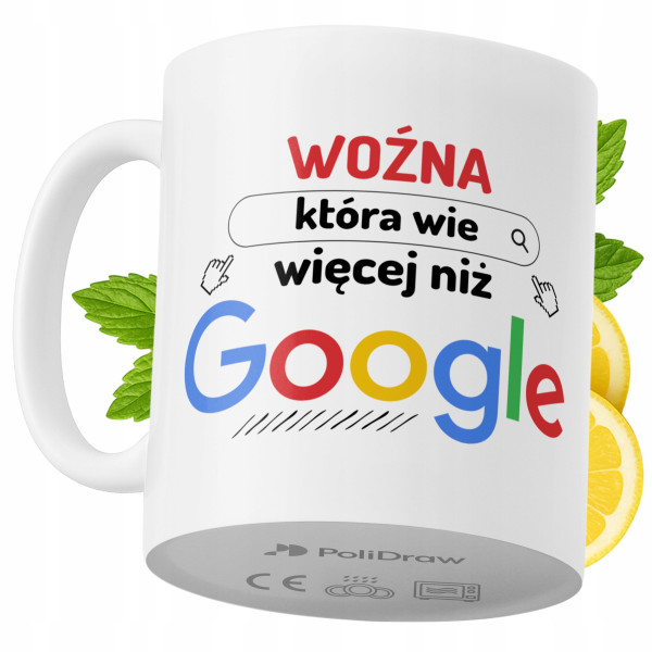 Kubek Dla Woźnej na Prezent z Nadrukiem ze Zdjęciem 330 ml PoliDraw 967478