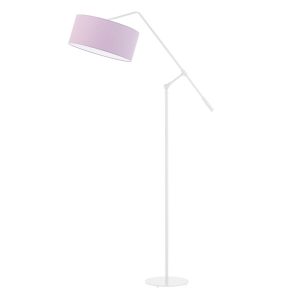 LIBERIA lampa podłogowa dziecięca regulowana Biały/ Jasny Fioletowy 901100