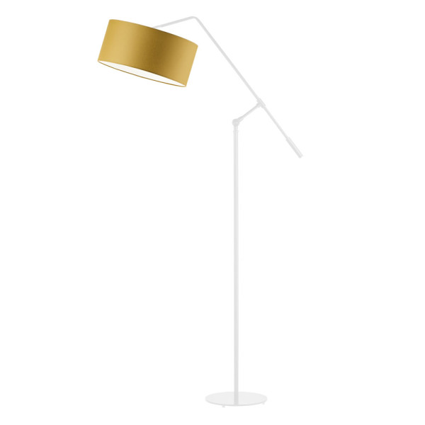 LIBERIA lampa podłogowa industrialna regulowana Biały/ Musztardowy 900550