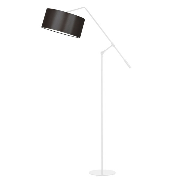 LIBERIA lampa podłogowa klasyczna regulowana do salonu Biały/ Brązowy 900538