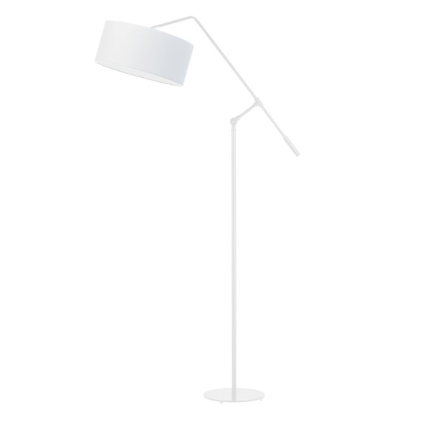 LIBERIA lampa podłogowa loft regulowana do salonu Biały/ Biały 900540