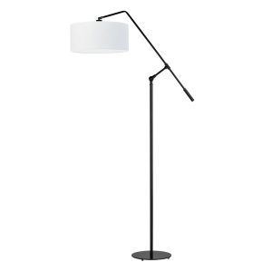 LIBERIA lampa podłogowa loft regulowana do salonu Czarny/ Biały 900552 LIBERIA lampa podłogowa loft regulowana do salonu Czarny/ Biały 900552