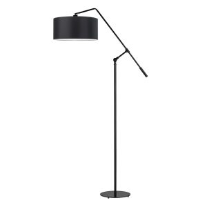 LIBERIA lampa podłogowa loft regulowana do sypialni Czarny/ Czarny 900517 LIBERIA lampa podłogowa loft regulowana do sypialni Czarny/ Czarny 900517