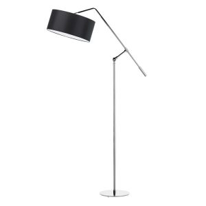 LIBERIA lampa podłogowa loft regulowana do sypialni Srebrny/ Czarny 900514 LIBERIA lampa podłogowa loft regulowana do sypialni Srebrny/ Czarny 900514