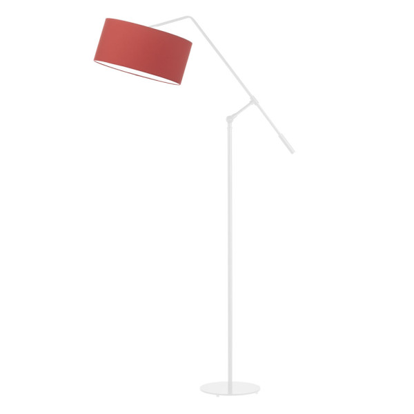 LIBERIA lampa podłogowa nowoczesna regulowana do salonu Biały/ Czerwony 901103