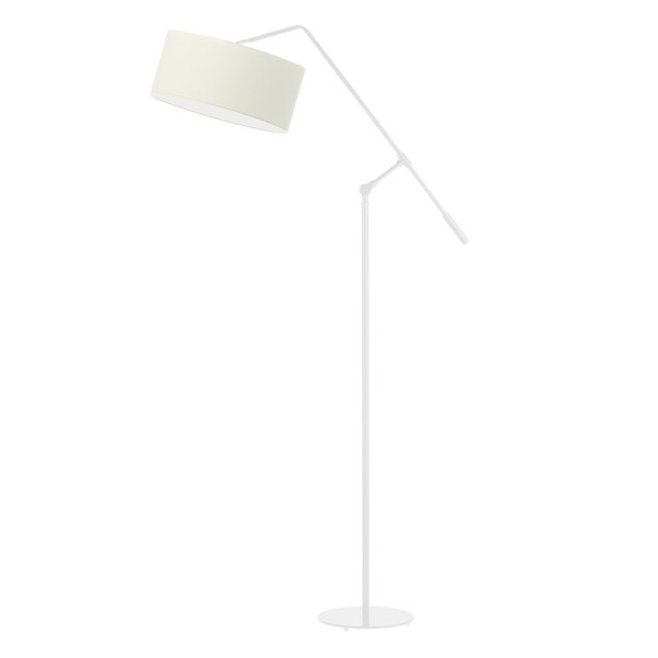 LIBERIA lampa podłogowa nowoczesna regulowana do salonu Biały/ Ecru 901102