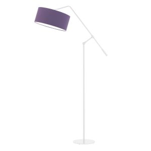 LIBERIA lampa stojąca minimalistyczna do sypialni Biały/ Fioletowy 900555 LIBERIA lampa stojąca minimalistyczna do sypialni Biały/ Fioletowy 900555