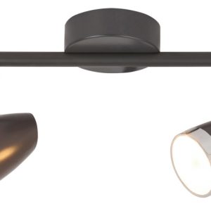 Listwa sufitowa antracytowa Karen LED 2x 4W biały ciepły IP20 Rabalux 949115 Listwa sufitowa antracytowa Karen LED 2x 4W biały ciepły IP20 Rabalux 949115