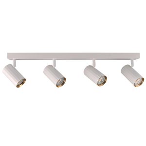 Listwa sufitowa biało-złota NICEA 4xGU10x10W wym:10×59,5×5,5cm IP20 Polux 908676 Listwa sufitowa biało-złota NICEA 4xGU10x10W wym:10×59,5×5,5cm IP20 Polux 908676