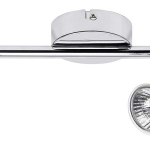 Listwa sufitowa chromowana Norton 2xGU10x50W wym:8x25x13cm IP20 Rabalux 908677
