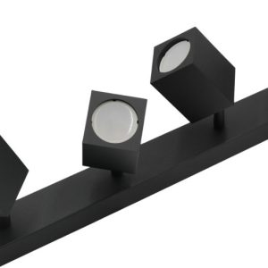 Listwa sufitowa czarna Quantus 4xGU10x40W wym:15x50x6cm IP20 IdeaLED 908908