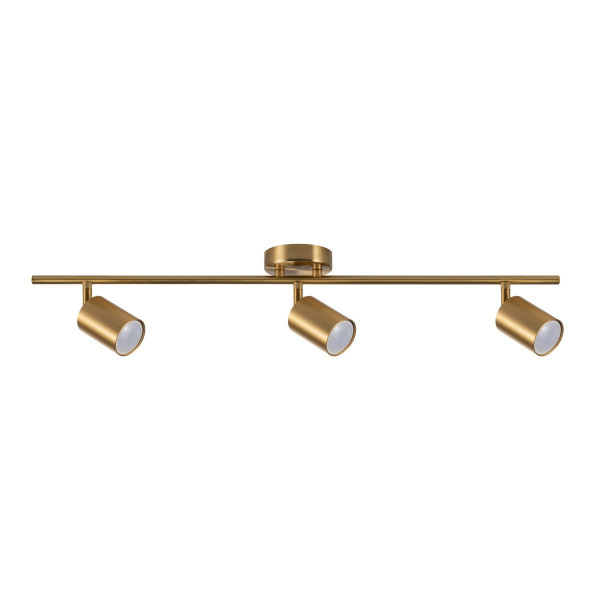 Listwa sufitowa złota GOLDI 3xGU10x10W wym:10x75x10cm IP20 Polux 908953