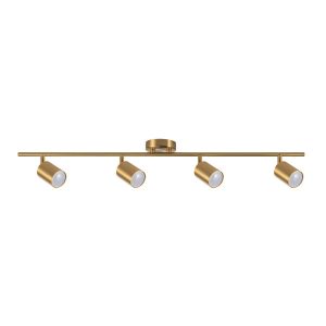 Listwa sufitowa złota GOLDI 4xGU10x10W wym:10x90x10cm IP20 Polux 908989 Listwa sufitowa złota GOLDI 4xGU10x10W wym:10x90x10cm IP20 Polux 908989