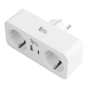 Listwa zasilająca 2xAC 1xUSB 1xUSB-C SPS-PS01W 1049642 Listwa zasilająca 2xAC 1xUSB 1xUSB-C SPS-PS01W 1049642