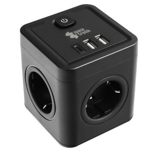 Listwa zasilająca 4xAC 2xUSB 1xUSB-C SPS-C03B 1049637 Listwa zasilająca 4xAC 2xUSB 1xUSB-C SPS-C03B 1049637