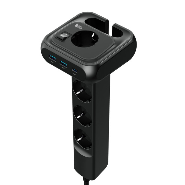 Listwa zasilająca 4xAC 2xUSB 1xUSB-C SPS-PS02B 1049634