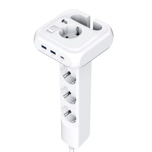 Listwa zasilająca 4xAC 2xUSB 1xUSB-C SPS-PS02W 1049636 Listwa zasilająca 4xAC 2xUSB 1xUSB-C SPS-PS02W 1049636