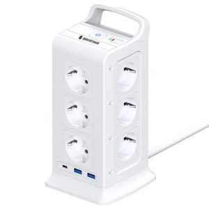 Listwa zasilająca tower 12xAC 2xUSB 1xUSB-C W 1049638 Listwa zasilająca tower 12xAC 2xUSB 1xUSB-C W 1049638