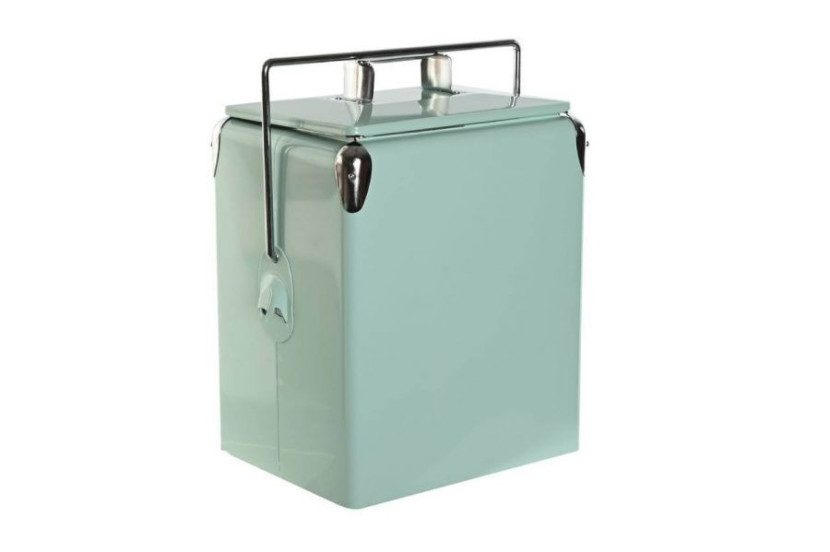 Lodówka metalowa podręczna 40x32x24 cm ICEBOX 311634