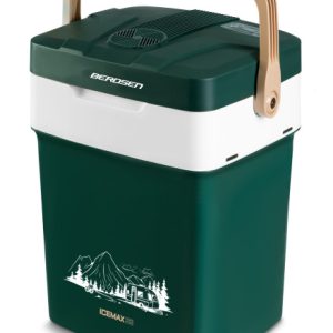Lodówka turystyczna samochodowa 12V/230V Berdsen 29L tryb ECO zielona 209703 Lodówka turystyczna samochodowa 12V/230V Berdsen 29L tryb ECO zielona 209703