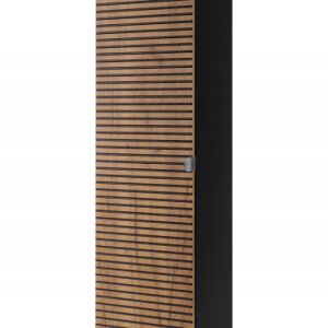 LOFT Słupek łazienkowy 136 czarny/dąb craft złoty 312968 LOFT Słupek łazienkowy 136 czarny/dąb craft złoty 312968