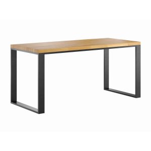 Loftowe Biurko Dębowe 140×80 cm – Elegancja i Funkcjonalność 306149
