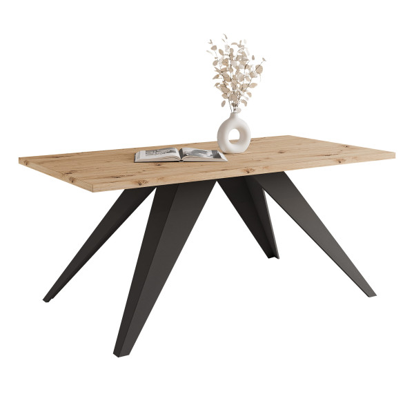 Loftowy stolik kawowy AIRA - dąb artisan 712884