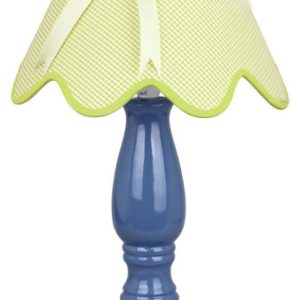 Lola GABINETOWA lampka niebieska 1x40w e14 abażur pistacja 794584 Lola GABINETOWA lampka niebieska 1x40w e14 abażur pistacja 794584