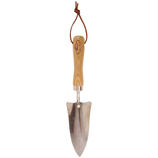 Łopatka ogrodowa stalowa 32x6 cm z drewnianą rączką 949342