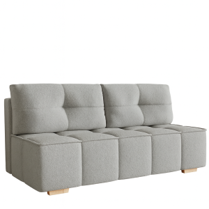 LORA Kanapa z funkcją spania tkanina boucle – szara 725331 LORA Kanapa z funkcją spania tkanina boucle – szara 725331