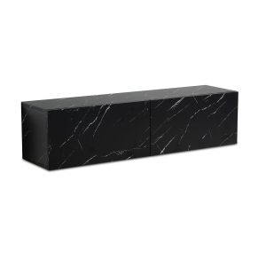 Lowboard Wiszące Marmur 120 cm Szafka RTV z Drzwiczkami Nowoczesna 678835 Lowboard Wiszące Marmur 120 cm Szafka RTV z Drzwiczkami Nowoczesna 678835