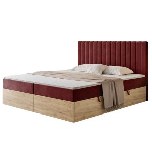 Łoże NOELLE z topperem 180×200 Velutto 32 337356