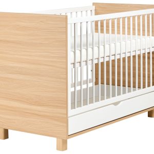 Łóżeczko dla dzieci 60 x 120 cm MDF białe 775482 Łóżeczko dla dzieci 60 x 120 cm MDF białe 775482