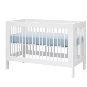 Łóżeczko dziecięce BASIC 120×60 białe 417368 Łóżeczko dziecięce BASIC 120×60 białe 417368