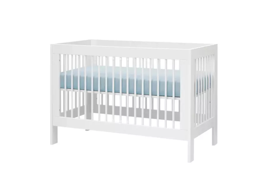 Łóżeczko dziecięce BASIC 120x60 białe 417368